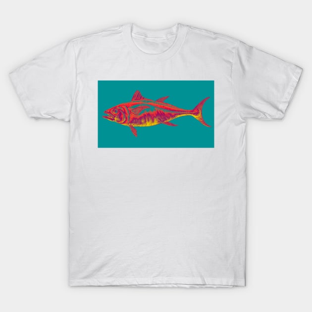 Fish Abstract T-Shirt by Degroom